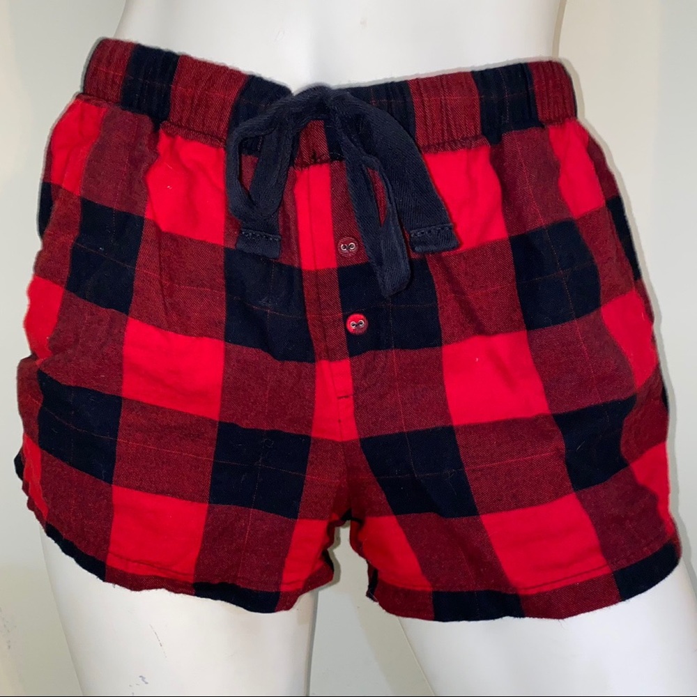 Red Plaid Shorts
